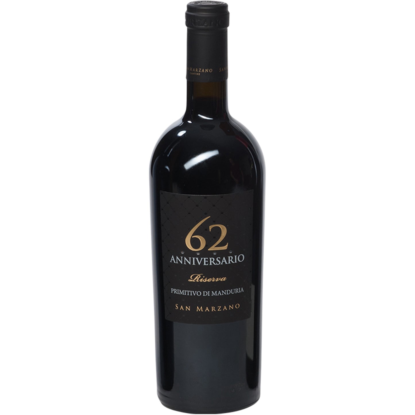 Rode wijn 62 anniversario riserva primitivo di manduria