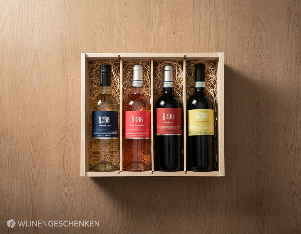 Wijncadeau Alex Fabi 4x75cl