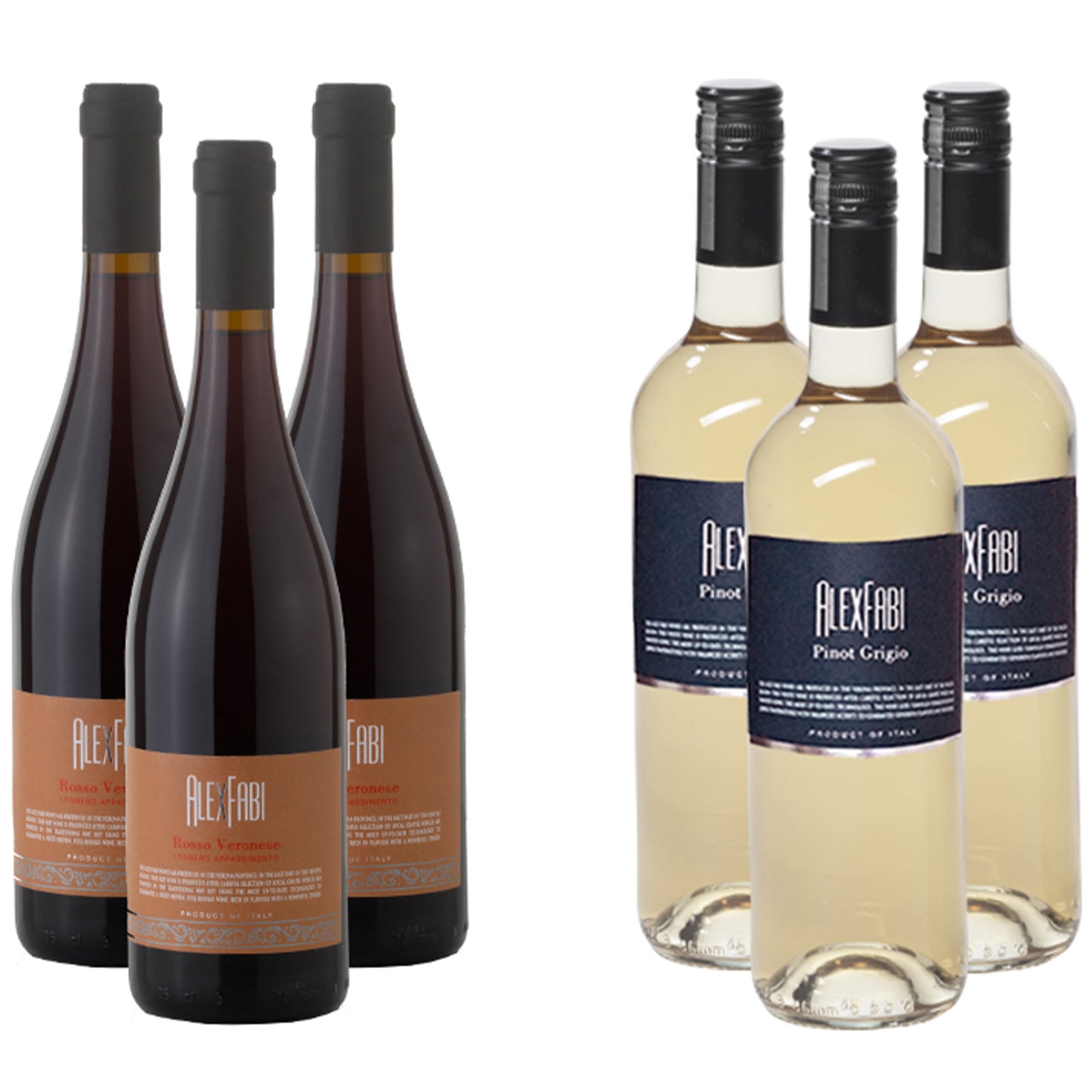 Wijnpakket Alex Fabi combi 6x75cl