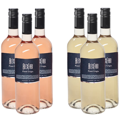 Wijnpakket Alex Fabi zomer 6x75cl