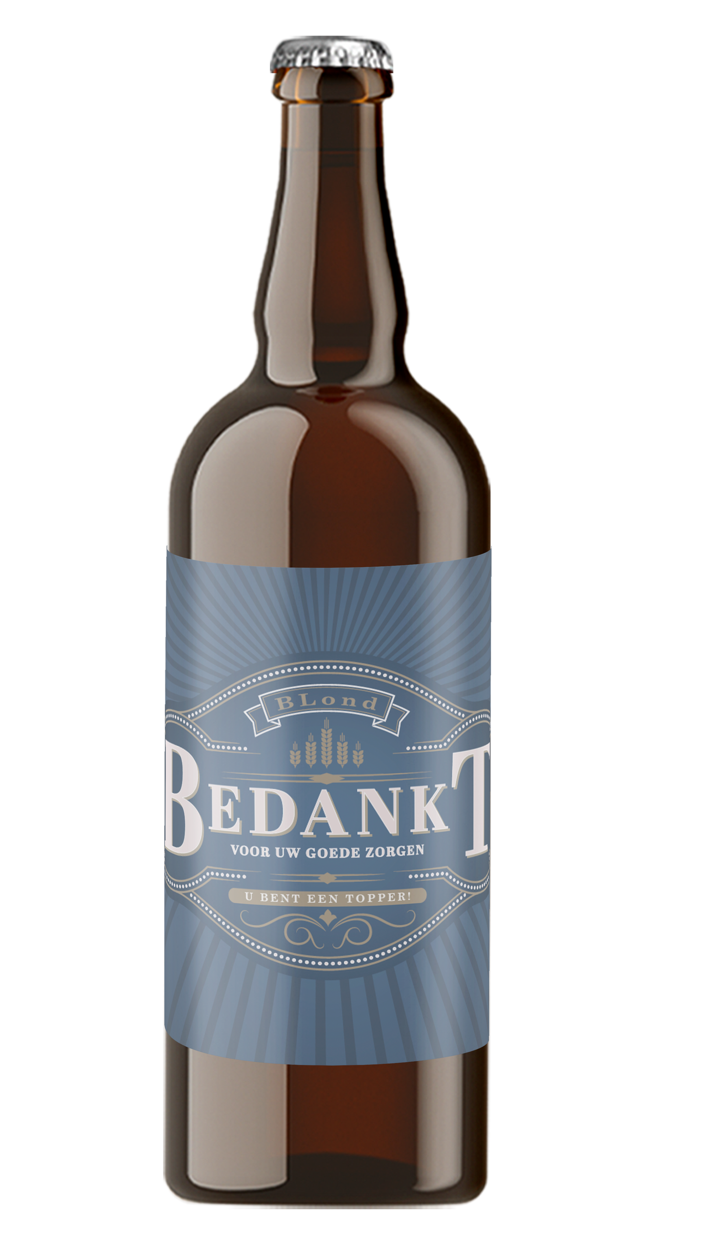 Speciaalbier Bedankt Voor Uw Goede Zorgen Blond - 75cl