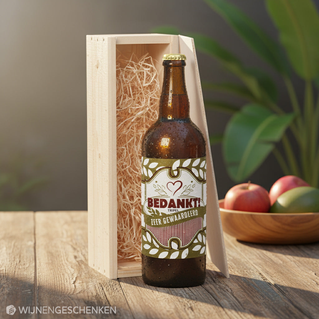 Speciaalbier cadeau Bedankt! Tripel 1x75cl