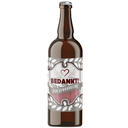 Speciaalbier Bedankt! Blond - 75cl