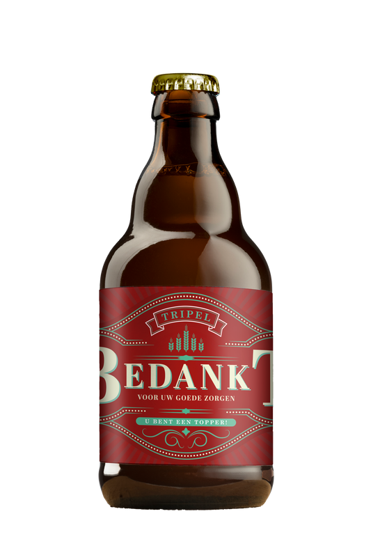 Speciaalbier Bedankt voor uw goede zorgen Tripel - 33cl
