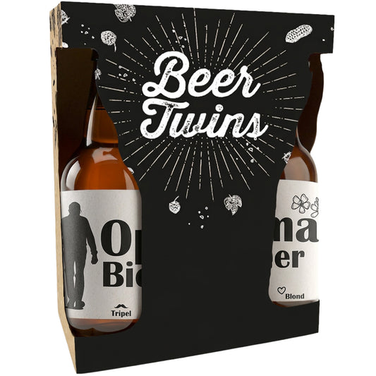 Beer Twins - 2x 33cl speciaalbier Opa Bier en Oma Bier