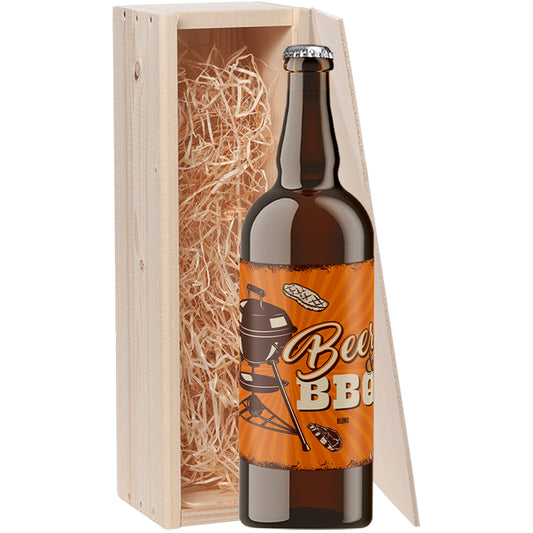Speciaalbier cadeau Beer & BBQ Blond 1x75cl