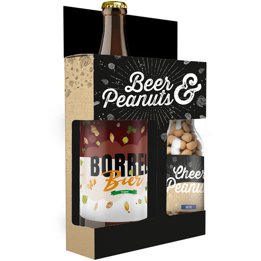 Beer & Peanuts DUO - 1x 75cl speciaalbier en 1x 220gr Cheers Peanuts