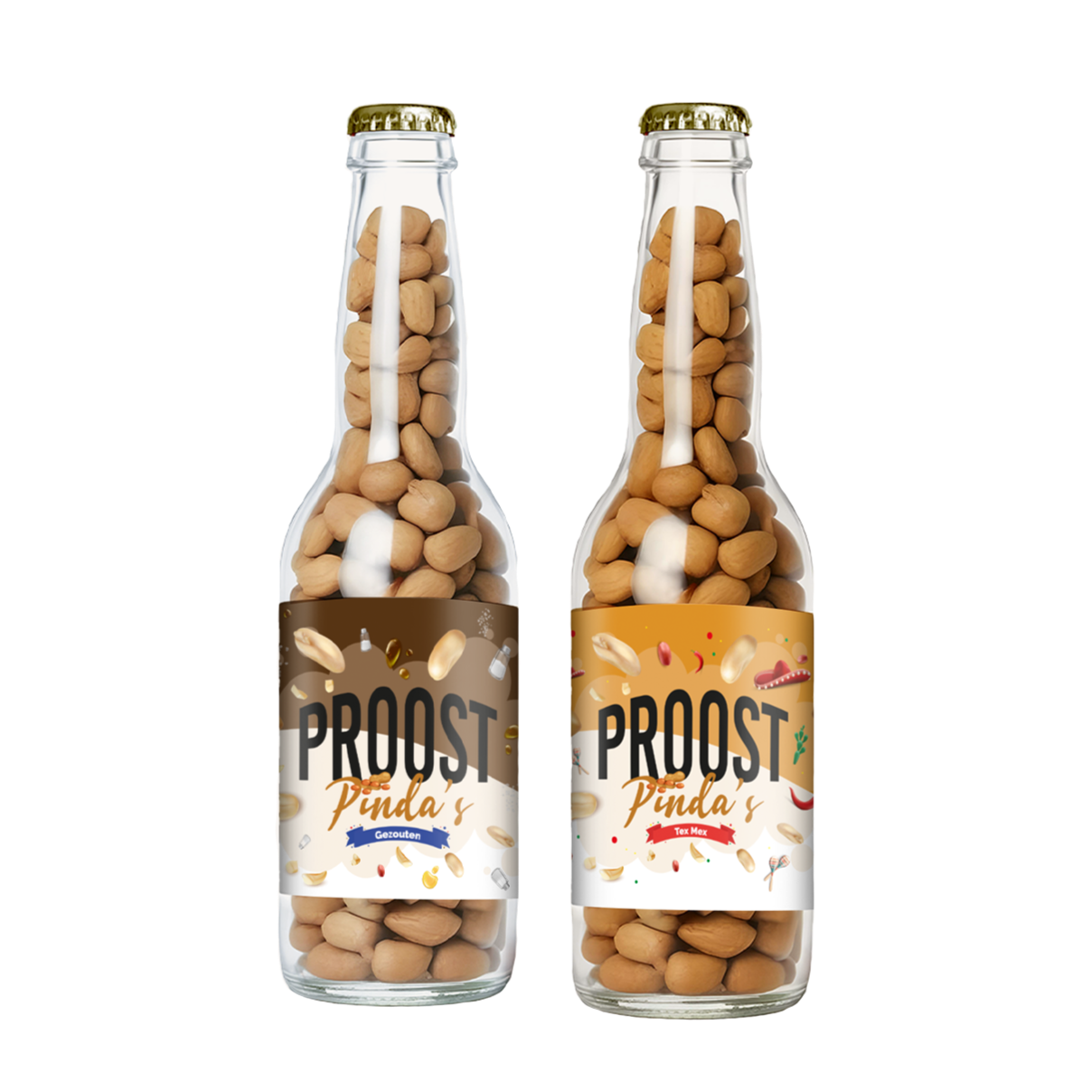 Bier pakket Effe Pruuve - 10x33cl, 2x220gr