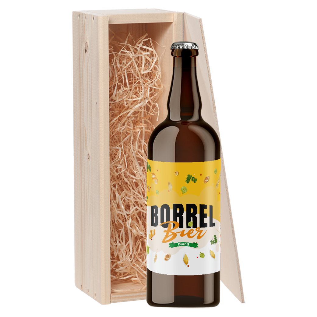 Speciaalbier cadeau Borrel Bier Blond 1x75cl