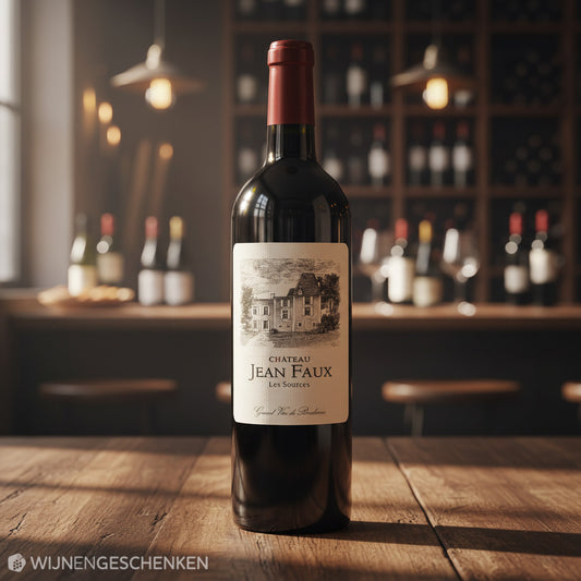 Rode wijn Chateau Jean Faux Les Sources