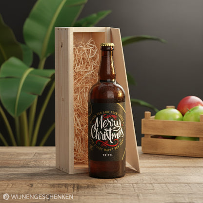 Speciaalbier cadeau Merry Christmas and a very Happy New Year! Tripel 1x75cl