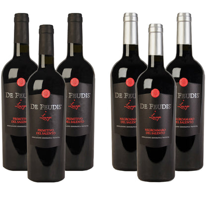 Wijnpakket De Feudis 6x75cl