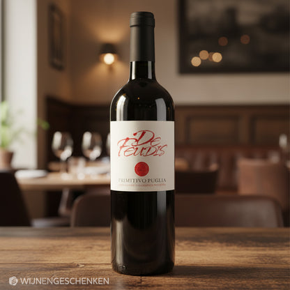 Rode wijn de Feudis Primitivo Puglia IGT