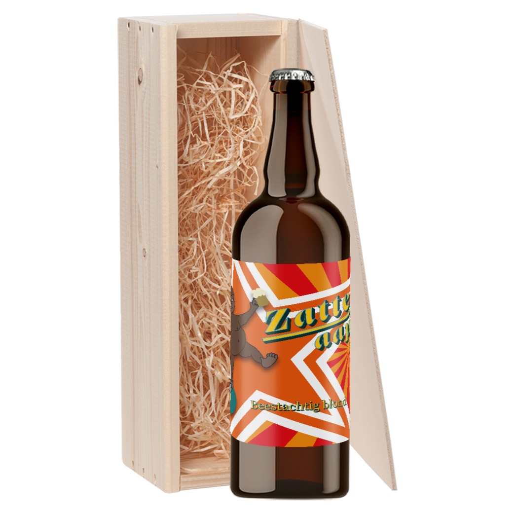 Speciaalbier cadeau De Zatte Aap Blond 1x75cl