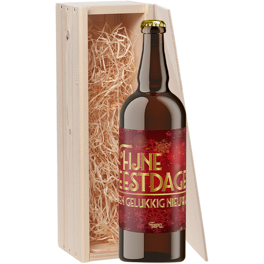 Speciaalbier Fijne Feestdagen & Een Gelukkig Nieuwjaar Tripel 1x75cl