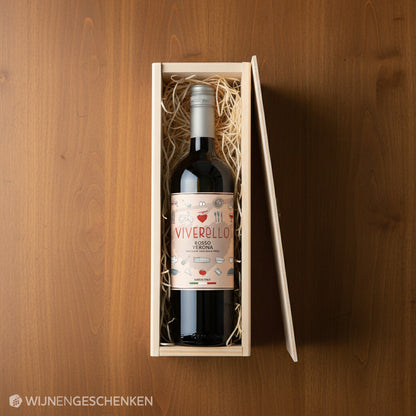 Wijncadeau Viverello Rosso Verona 1x75cl