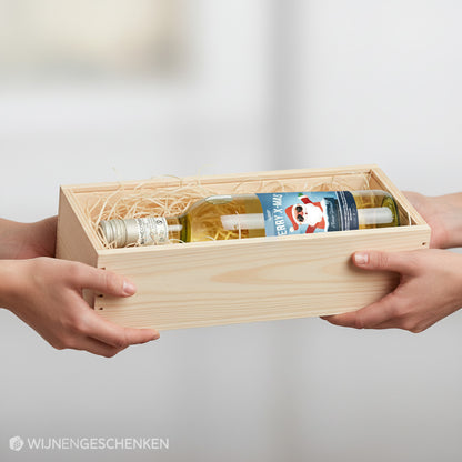 Wijncadeau Merry X-mas Bianco Verona 1x75cl