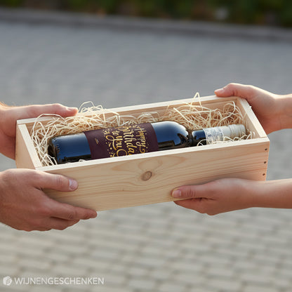 Wijncadeau Happy Birthday Rosso Verona 1x75cl