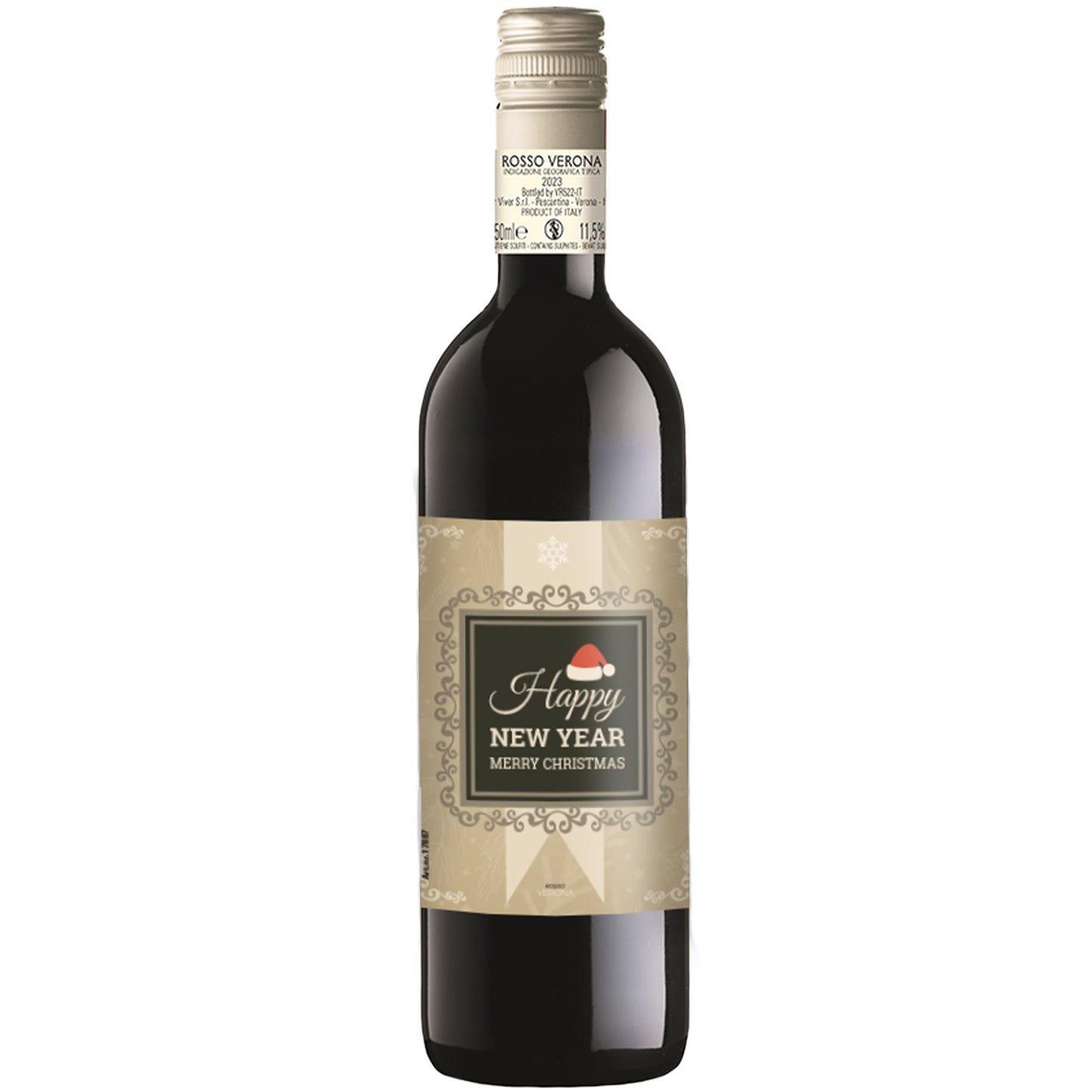 Rode Wijn Happy New Year Beige Rosso Verona - 75cl
