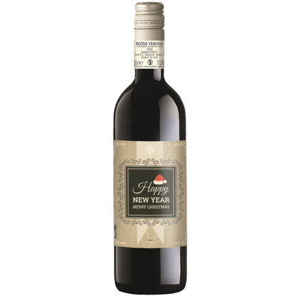 Rode Wijn Happy New Year Beige Rosso Verona - 75cl