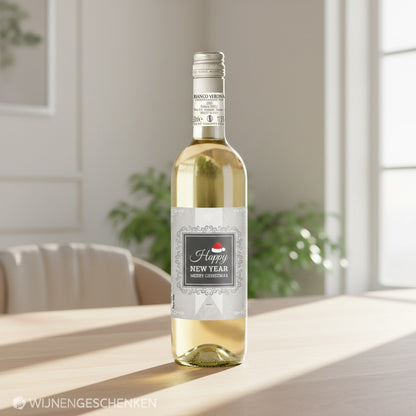 Witte Wijn Happy New Year Beige Bianco Verona - 75cl