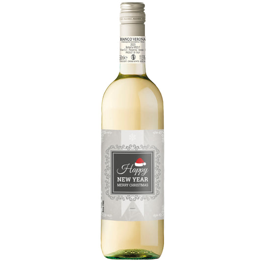 Witte Wijn Happy New Year Beige Bianco Verona - 75cl