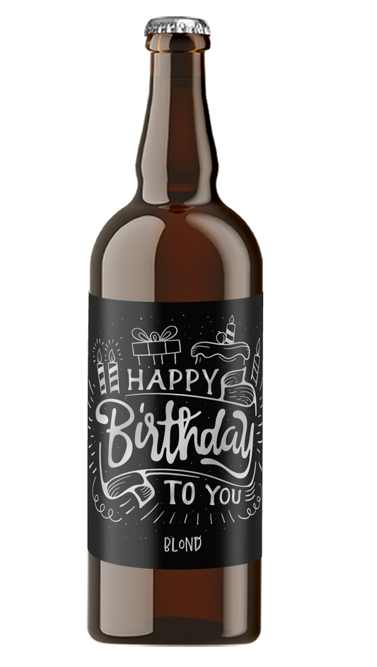 Speciaalbier Happy Birthday Blond - 75cl