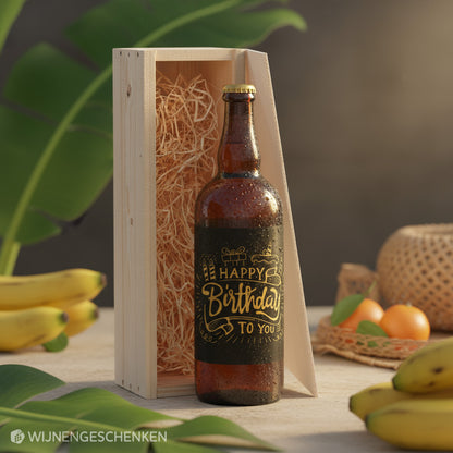 Speciaalbier cadeau Happy Birthday Tripel 1x75cl