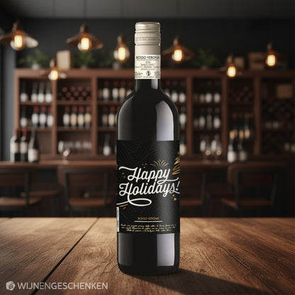 Rode Wijn Happy Holidays Rosso Verona - 75cl