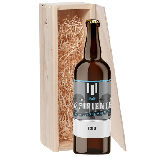 Speciaalbier cadeau Het Aspirientje Tripel 1x75cl