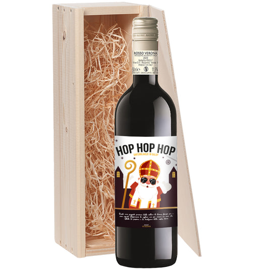 Wijncadeau Hop Hop Hop Rosso Verona 1x75cl