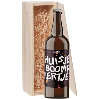 Speciaalbier cadeau Huisje, Boompje, Biertje Blond 1x75cl