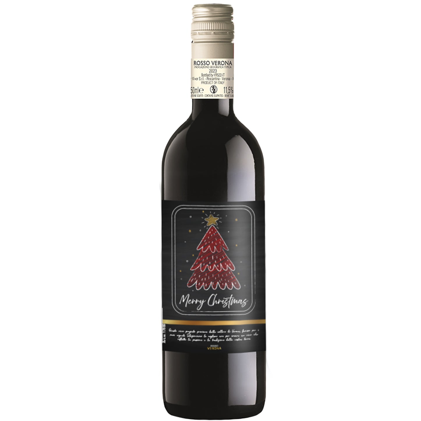 Rode Wijn Kerstboom Rosso Verona - 75cl