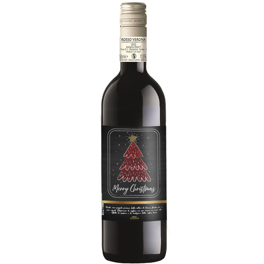 Rode Wijn Kerstboom Rosso Verona - 75cl