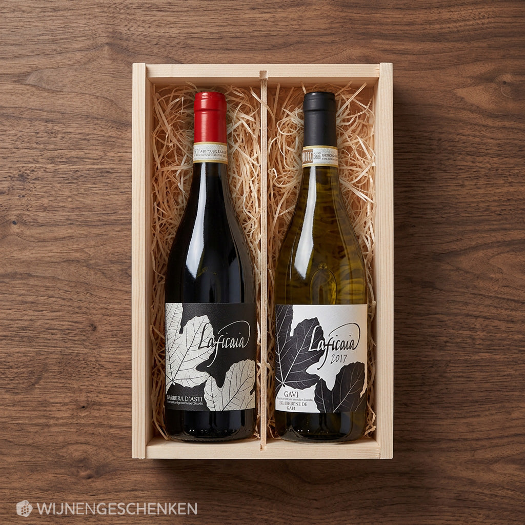 Wijncadeau La Ficaia Gavi di Gavi en Barbera d'Asti 2x75cl