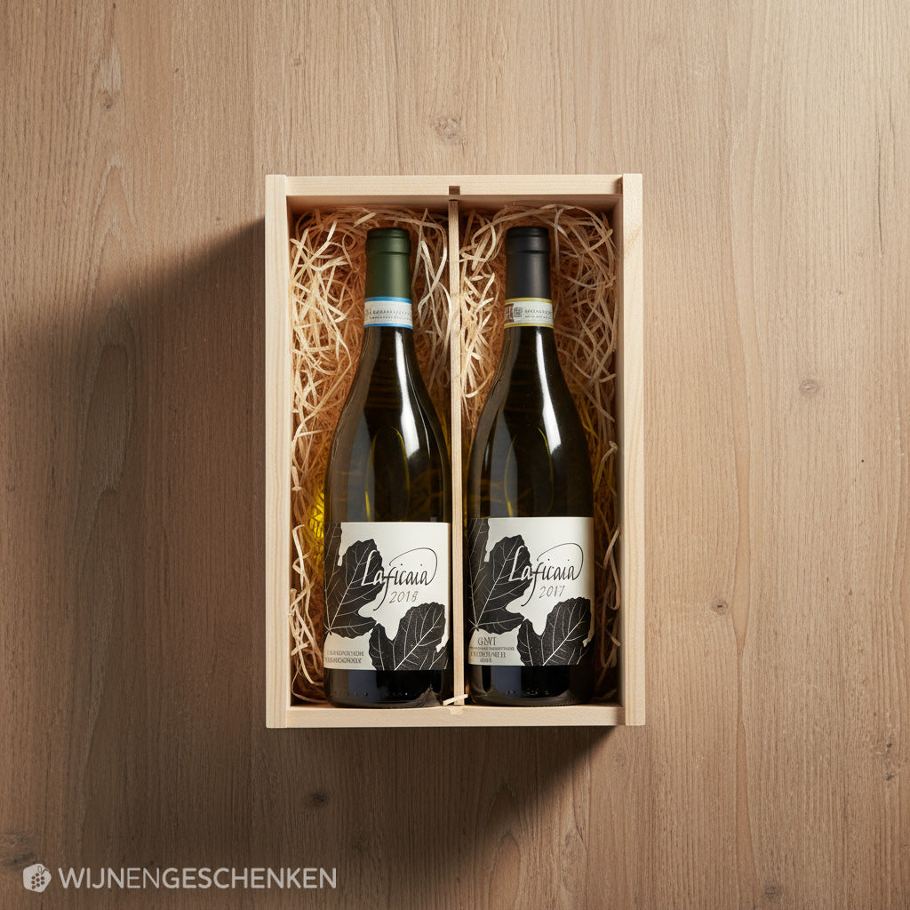 Wijncadeau La Ficaia Gavi di Gavi en Piemonte Chardonnay 2x75cl