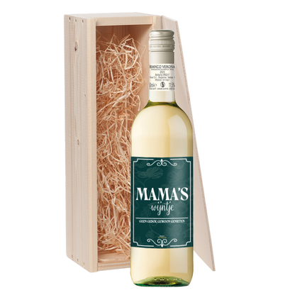 Wijncadeau Mama's Wijntje Bianco Verona 1x75cl