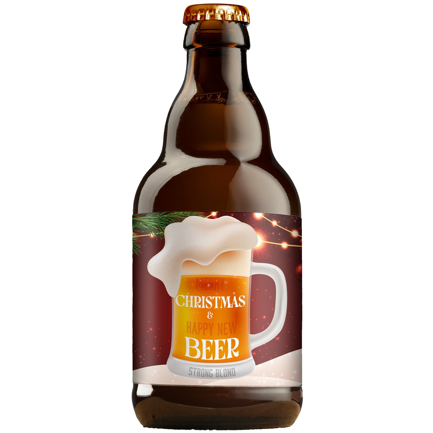 Speciaalbier Merry Christmas & Happy New Beer Honing Blond - 33cl