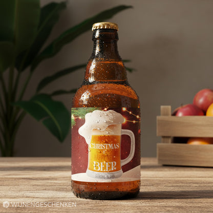 Speciaalbier Merry Christmas & Happy New Beer Honing Blond - 33cl