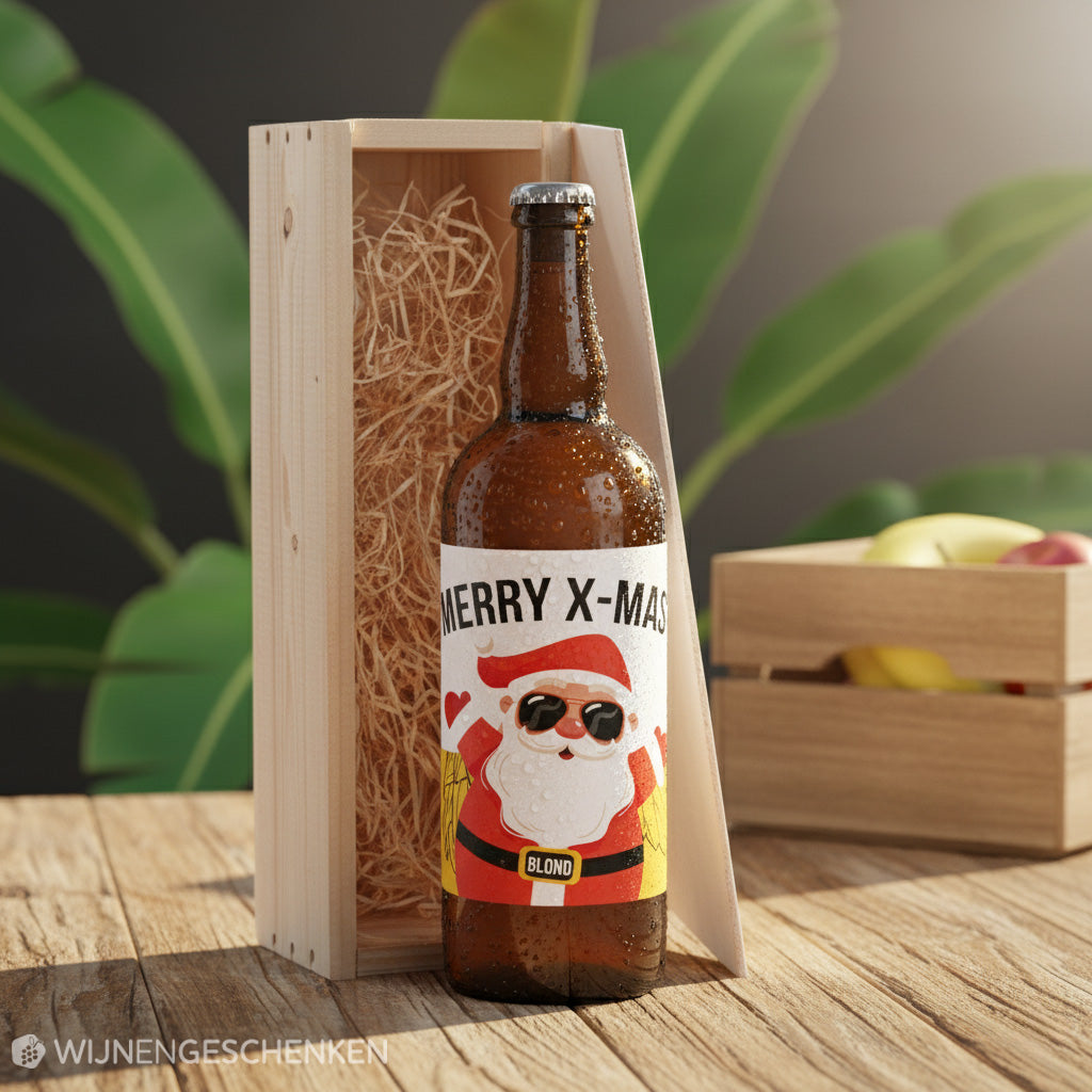Speciaalbier cadeau Merry X-mas Blond 1x75cl