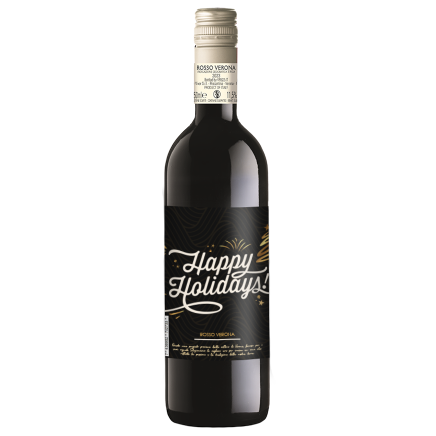 Rode Wijn Happy Holidays Rosso Verona - 75cl