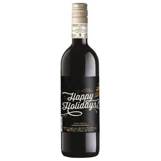 Rode Wijn Happy Holidays Rosso Verona - 75cl