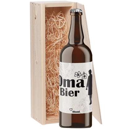 Speciaalbier cadeau Oma Bier Blond 1x75cl