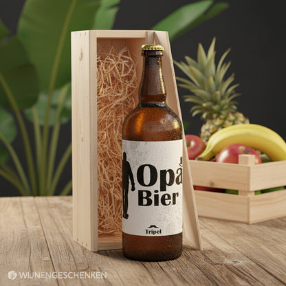 Speciaalbier cadeau Opa Bier Tripel 1x75cl