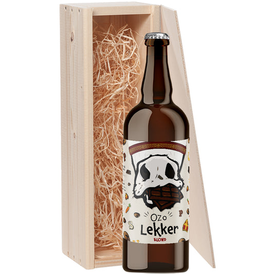 Speciaalbier cadeau Ozo Lekker Blond 1x75cl