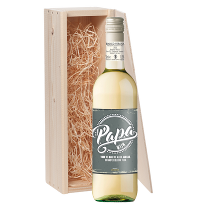 Wijncadeau Papa Wijn Bianco Verona 1x75cl
