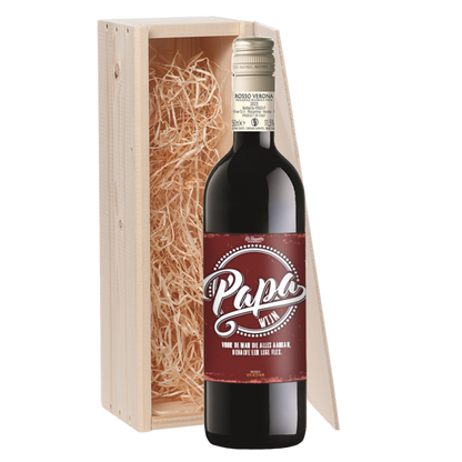 Wijncadeau Papa Wijn Rosso Verona 1x75cl