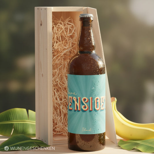 Speciaalbier cadeau Pensioen Blond 1x75cl