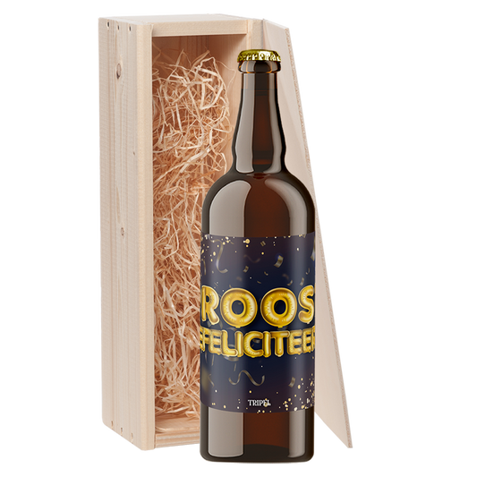 Speciaalbier cadeau Proost Gefeliciteerd Tripel 1x75cl
