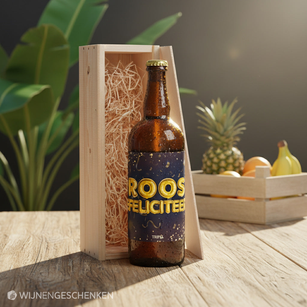 Speciaalbier cadeau Proost Gefeliciteerd Tripel 1x75cl